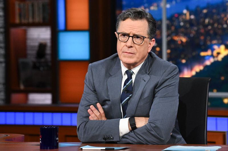 Stephen Colbert hosts "The Late Show" on June 25, 2025.