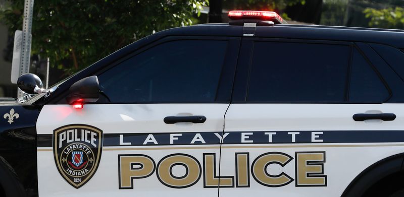 Lafayette Police Department vehicle. Photo taken Tuesday, July 22, 2025, in Lafayette, Indiana.