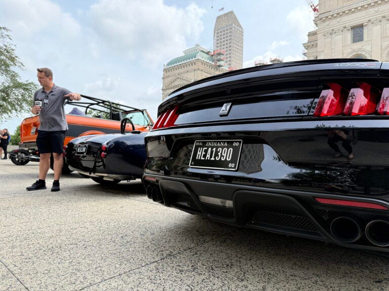 The Indiana Bureau of Motor Vehicles’ new blackout plate, featuring a black background with white characters, will be available to Hoosier drivers starting August 8, 2025.
