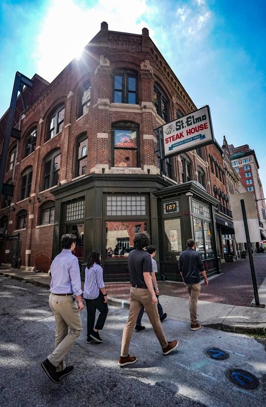 St. Elmo Steak House, St. Elmo 1933 Lounge, and The Patron Saint on Friday, August 8, 2025, in Indianapolis.