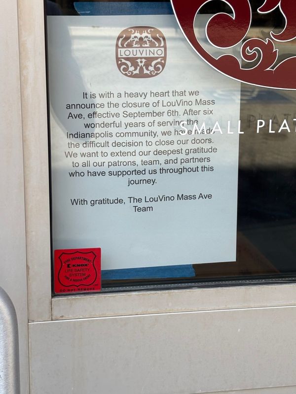 Louisville-based restaurant and wine bar LouVino closed its doors Sept. 6, 2025 with little fanfare.