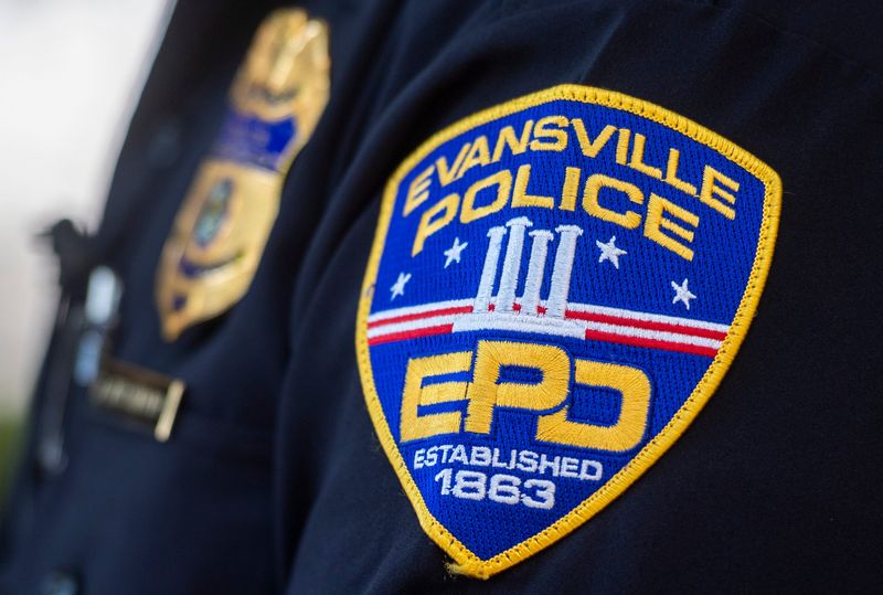 Evansville Police Department logo.