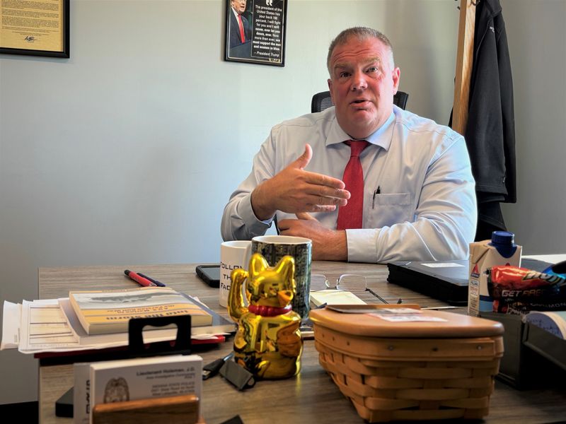 Indiana State Police Lt. Jerry Holeman spoke with the Journal & Courier on Sept. 15, 2025, about the recent award presented to the team of investigators who solved the Feb. 13, 2017, killings of Delphi teenagers Libby German and Abby Williams.
