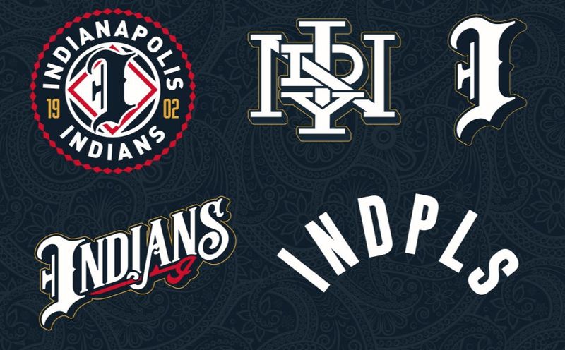 The Indianapolis Indians revealed a brand overhaul Friday, Sept. 26, 2025, that includes these new logos for the team.