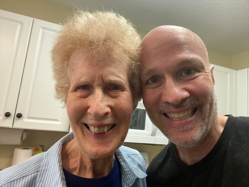 IndyStar columnist Gregg Doyel with his mother, Martha Lee Boynton