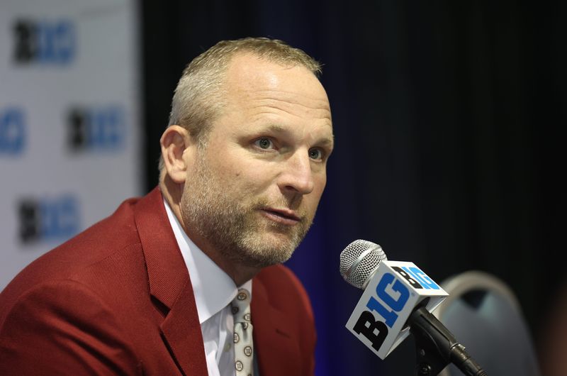 Indiana coach Darian DeVries speaks during Big Ten men's basketball media day Thursday, Oct. 9, 2025, at the Donald E. Stephens Convention Center in Rosemont, Illinois.