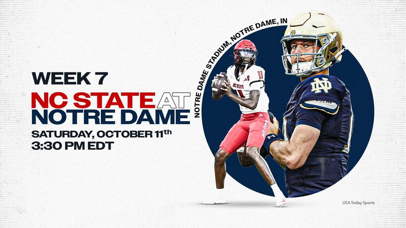 Notre Dame vs. North Carolina State 2025 promo