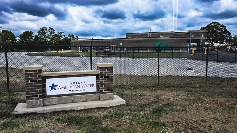 An Indiana American Water Company facility in Winchester, Indiana.
