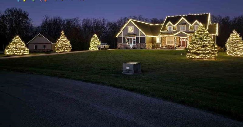 Jeremy Birge, owner of Mobile Wash Xpress, customizes clients' outdoor Christmas lighting. His company decorates starting in late October and will remove the lights after the holidays at the customers' requested time.