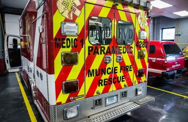 Muncie Fire Department ambulance