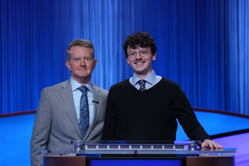 Terre Haute, Indiana, native Harrison Whitaker appears on 'Jeopardy!' on Tuesday, Nov. 11, 2025.