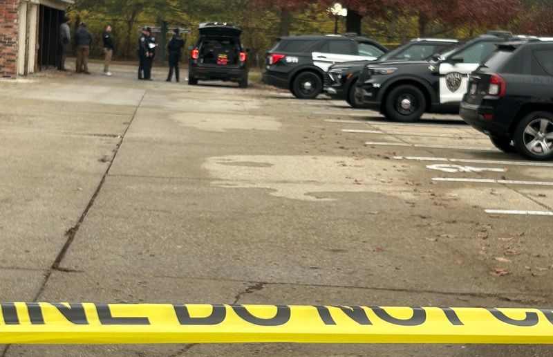 Lafayette police near the intersection of Porsche Lanes and Cadillac Drive investigate a fatal police-action shooting of a man on Friday, Nov. 21, 2025. The man told officers he had a gun and reached toward his waistband when officers shot him, according to police.