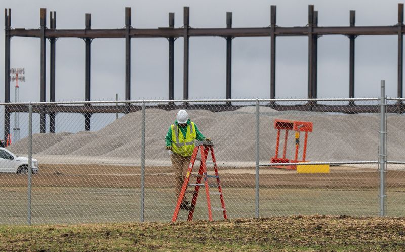 Construction continues Tuesday, Nov. 25, 2025, on the Lilly Medicine Foundry in the LEAP Innovation District in Lebanon, Indiana.