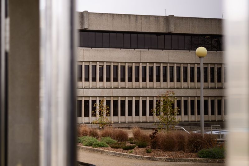 The Evansville-Vanderburgh Civic Center, which houses Circuit and Superior Court, as seen on Monday, Dec. 8, 2025.