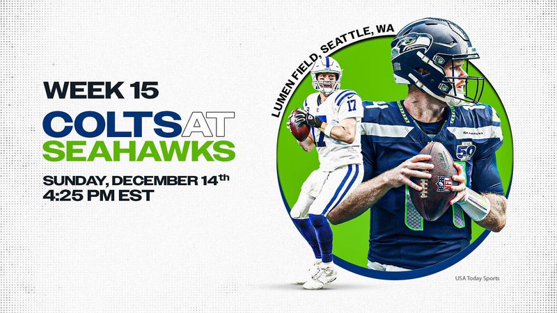 Colts vs. Seahawks Week 15 NFL season.