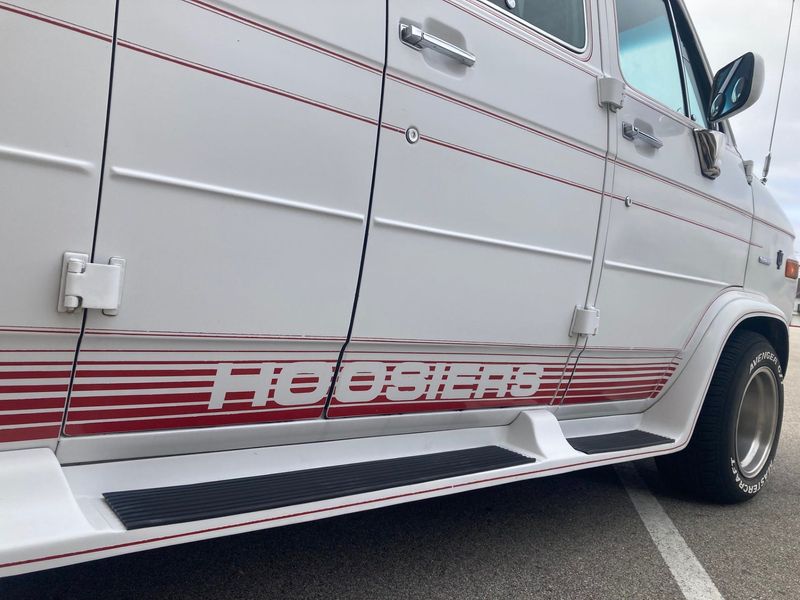 Larry Holtz had his van specially made and he called it his "Hoosiers" van.