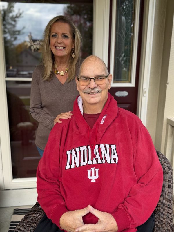 Doug Peacock with wife Desa.