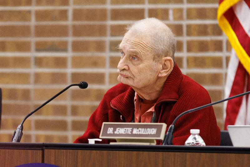 William Sniadecki, a South Bend Community School Corp. board member, during a board meeting at Brown Administration Building on Monday, Jan. 12, 2026, in South Bend.