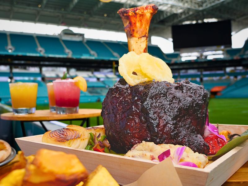 Tropical Keys Beef Hammer at Hard Rock Stadium.