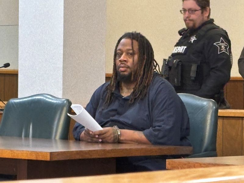 Thomas Moss, one of the defendants in the shooting of Judge Steve Meyer and his wife, Kim, appeared Wednesday, Jan. 28, 2026, at his initial hearing in Cass County Superior 2.