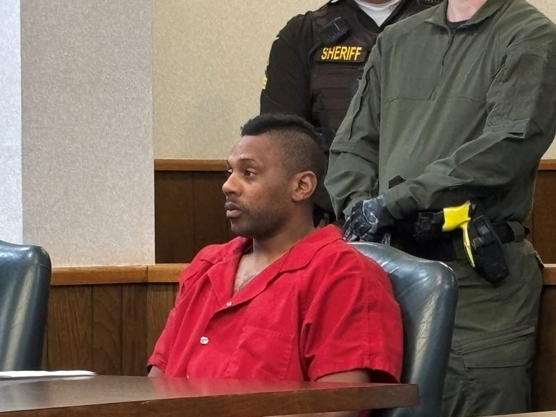 Raylen Ferguson, one of the defendants in the shooting of Judge Steve Meyer and his wife, Kim, appeared Wednesday, Jan. 28, 2026, at his initial hearing in Cass County Superior 2.