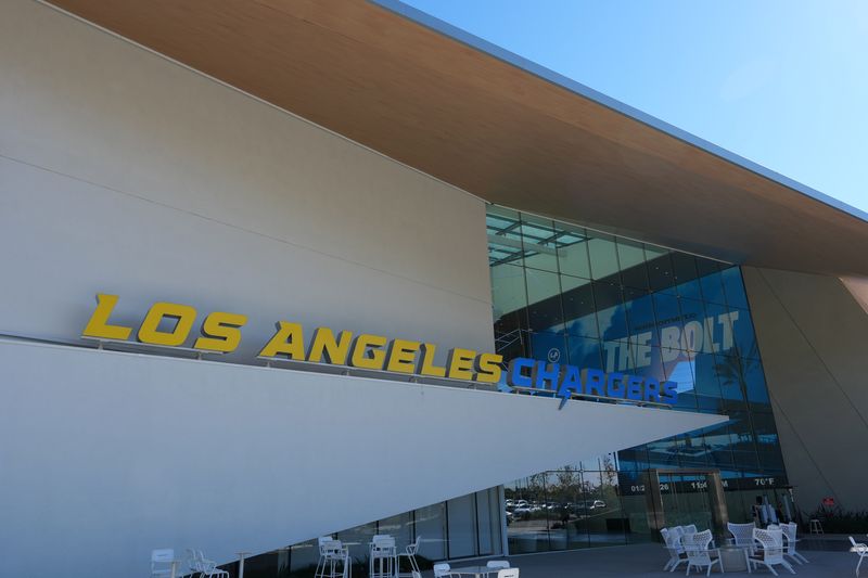 January 27, 2026; El Segundo, California, USA; A general overall view of the Los Angeles Chargers headquarters and practice facility at The Bolt. Mandatory Credit: Kirby Lee-Imagn Images
