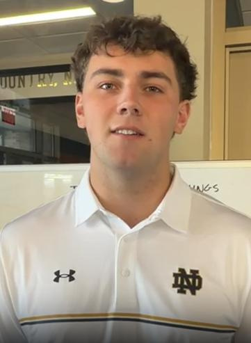 Junior right-hander Jack Radel of Notre Dame baseball speaks ahead of 2026 season.