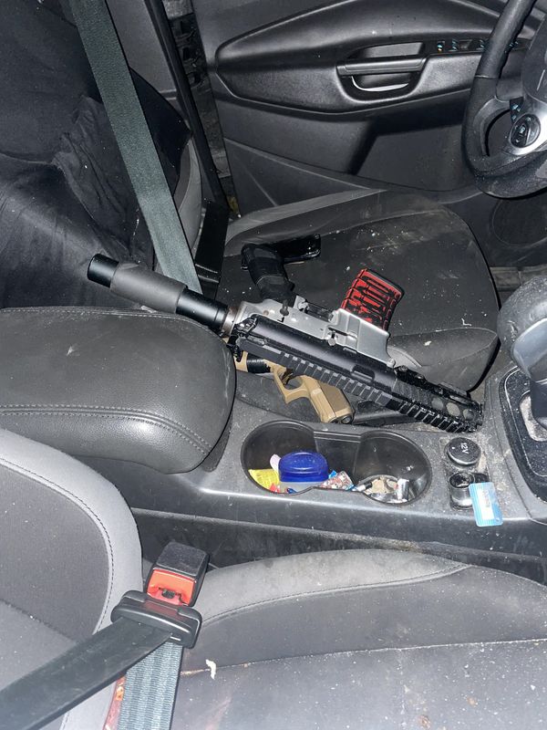 Firearms were found in a suspect vehicle following the first officer-involved shooting for 2026 with Indianapolis Metropolitan Police on Feb. 21, 2026.