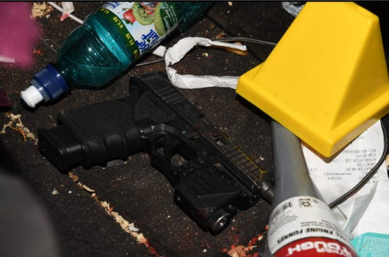 After detectives obtained a search warrant, another gun was found following previous firearms seen in a suspect's vehicle that resulted in the first officer-involved shooting for 2026 with Indianapolis Metropolitan Police on Feb. 21, 2026.