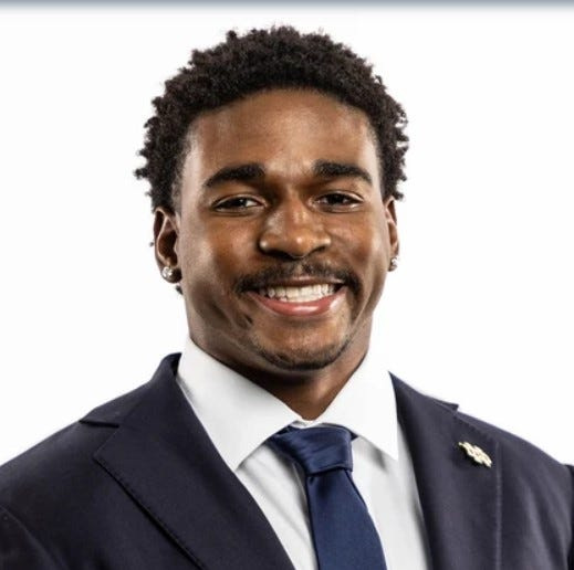 Notre Dame freshman running back Jonaz Walton
