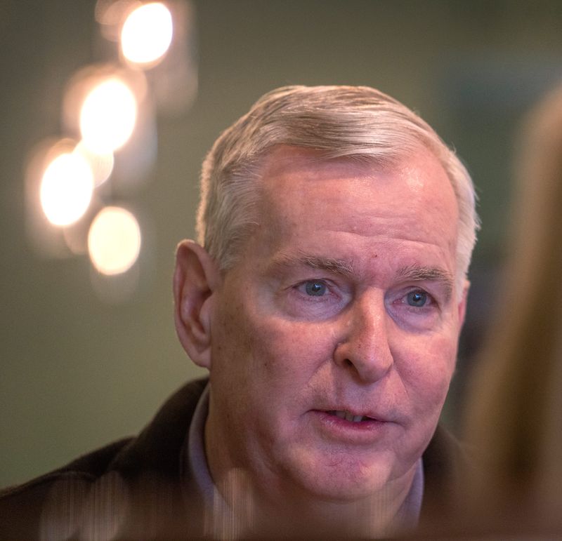 Former Republican Indianapolis Mayor Greg Ballard is announcing his candidacy for Secretary of State as an independent. Photo taken Tuesday, March 3, 2026.