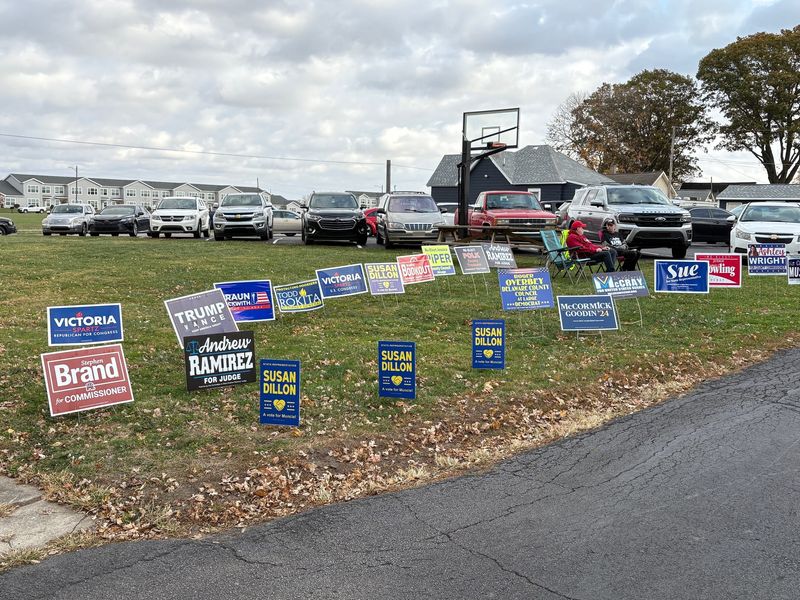 Election signs