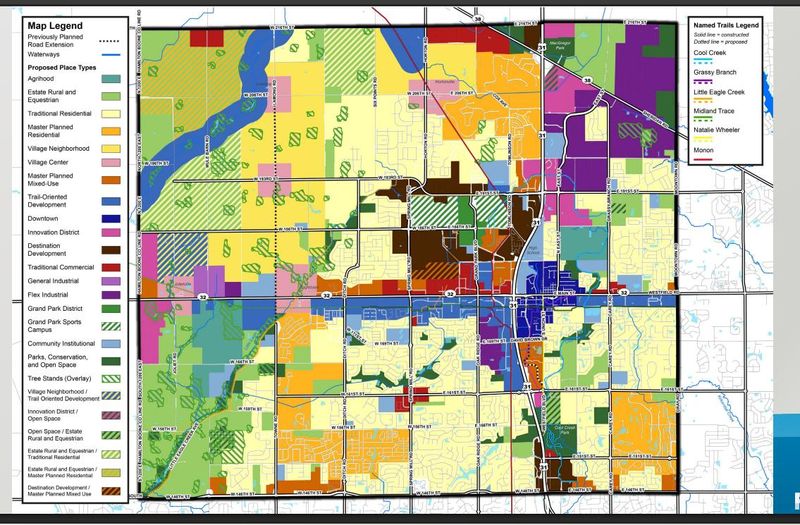 The city of Westfield is working on a new comprehensive plan for the first time since 2007. The new plan identifies "placetypes," which are visions for the type of development, general character and function that could be allowed in different areas of the city.
