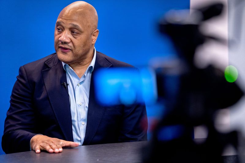 U.S. Rep. André Carson, a Democrat who represents Indiana’s 7th Congressional District in Indianapolis, is interviewed at The Indianapolis Star, Wednesday, March 11, 2026 in Indianapolis.