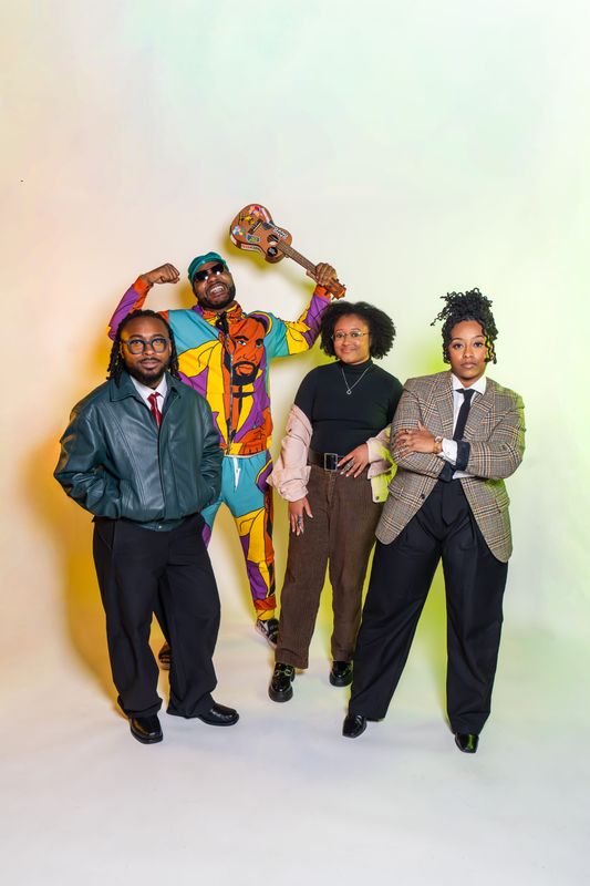 Kenn.Wav (from left), Austin Dean Ashford, Auboni Essence and D’yshe Mansfield are the featured artists for Art & Soul 2026.