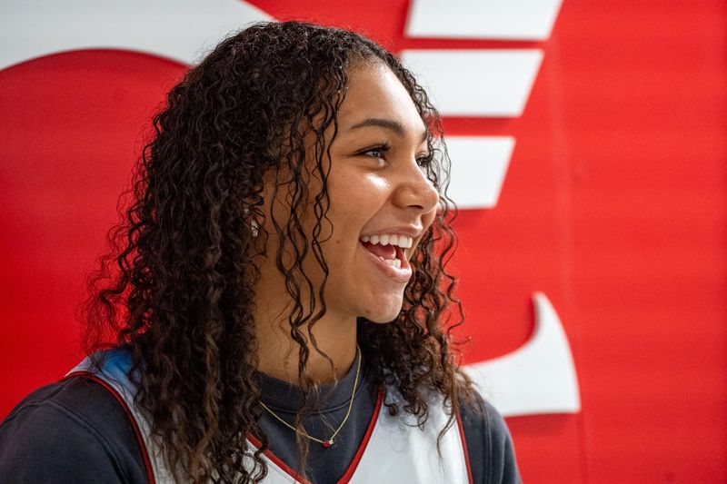 Gracyn Gilliard is named IndyStar Miss Basketball on Friday, March 13, 2026, at Center Grove High School in Greenwood.