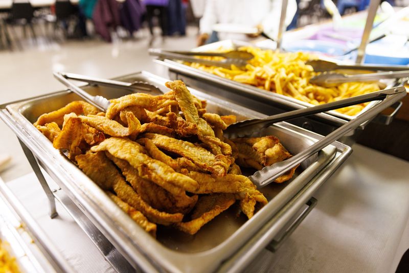 Fried fish at M.R. Falcons on Friday, March 13, 2026, in South Bend.