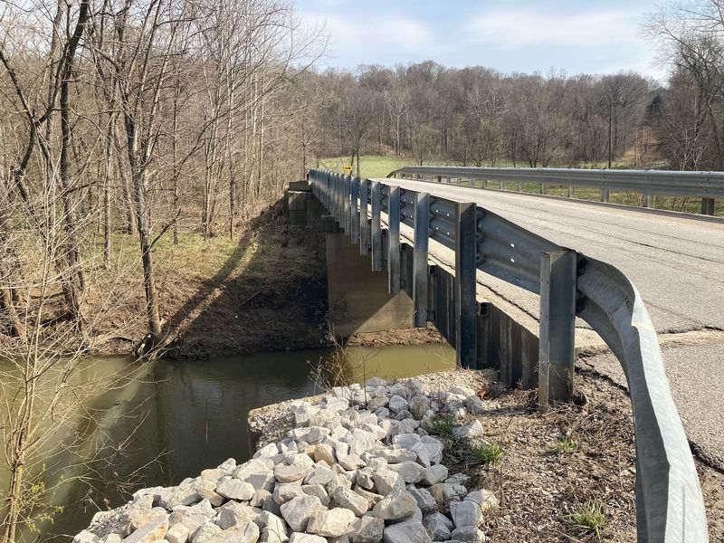 The Monroe County Highway Department plans to replace this bridge on North Mt. Tabor Road over Beanblossom Creek, near North Bottom Road.