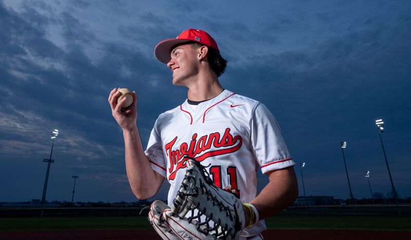 Center Grove’s Drake McClurg at Greenwood Sports Park Wednesday, March 25, 2026, in Greenwood, Indiana.