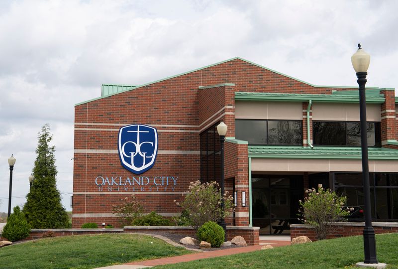 Oakland City University in Gibson County, Indiana.