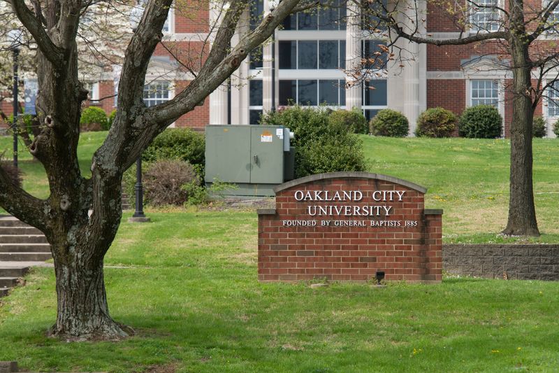 Oakland City University in Gibson County, Indiana.