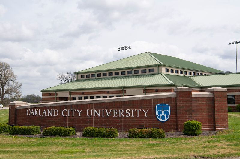 Oakland City University in Gibson County, Indiana.