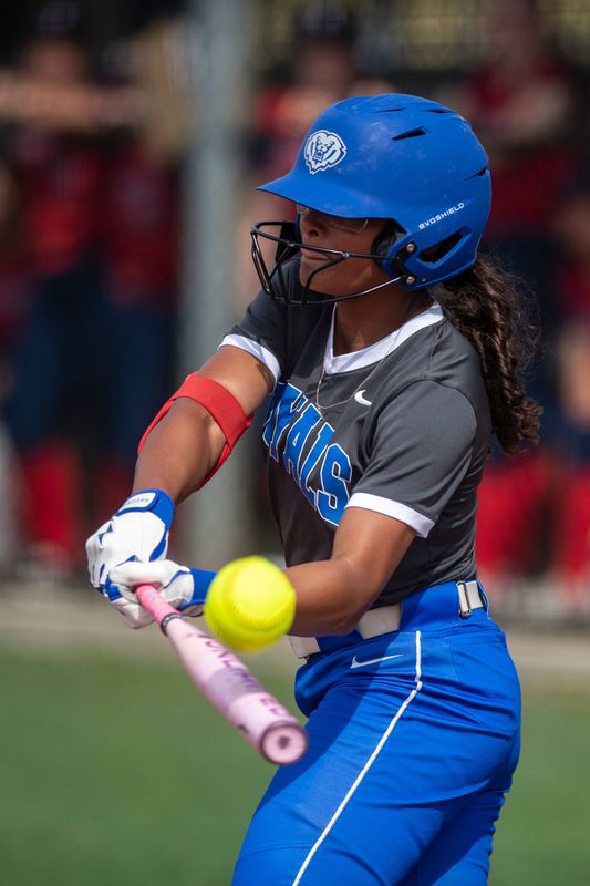 Hamilton Southeastern plays Tecumseh during the third annual Castle Softball Invitational presented by Peoples Bank at Deaconess Sports Park in Evansville, Ind., Friday, April 10, 2026.