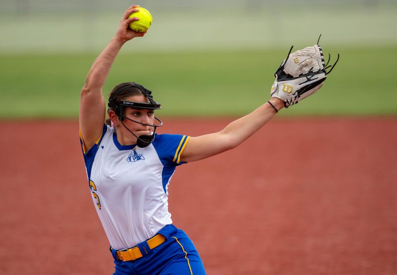 Castle plays Fishers during the third annual Castle Softball Invitational presented by Peoples Bank at Deaconess Sports Park in Evansville, Ind., Friday, April 10, 2026.