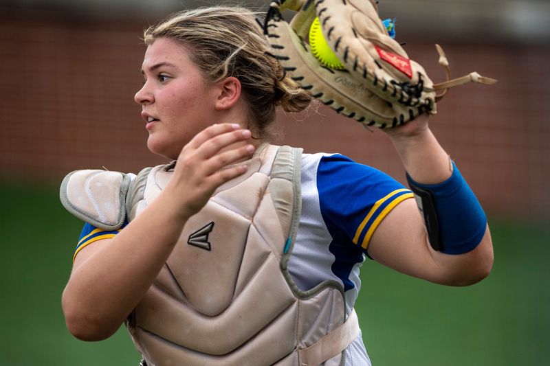 Castle plays Fishers during the third annual Castle Softball Invitational presented by Peoples Bank at Deaconess Sports Park in Evansville, Ind., Friday, April 10, 2026.