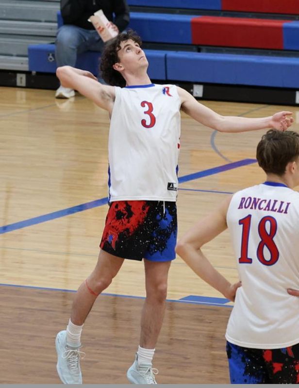 Roncalli's Jack Hovanec is ranked sixth in the state in hitting percentage.