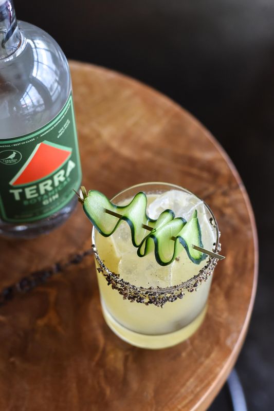 Melon head is one of the new cocktails on the spring menu at Cardinal Spirits craft distillery in Bloomington.
