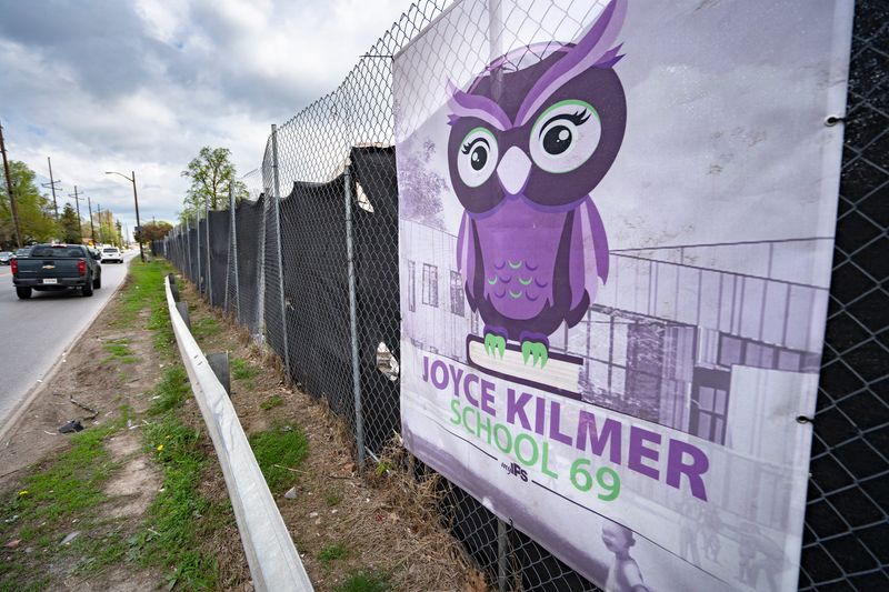Construction is underway for the new Joyce Kilmer IPS School 69, Monday, April 13, 2026 at 34th Street and Keystone Ave.