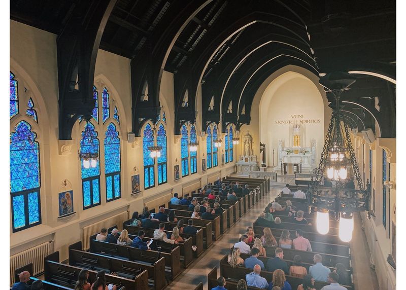Saint Mary's College is hosting a commemorative Mass on Friday, April 24, to celebrate Holy Spirit Chapel's 100th anniversary.