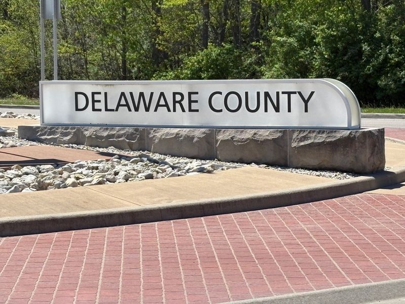 Delaware County sign